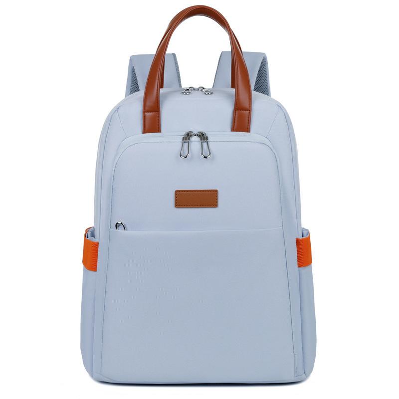 Multifunctional Simple Casual Backpack Large Capacity Portable Laptop Bag Lightweight and Versatile College School Bag