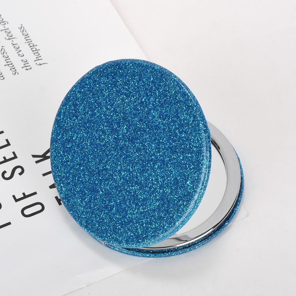 Miroir de maquillage compact double face en forme de cœur pour les résidences étudiantes
