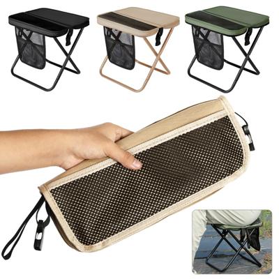 Folding Stool with Carry Bag Portable Lightweight Heavy Duty Waterproof Outdoor Camping Backpacking Beach