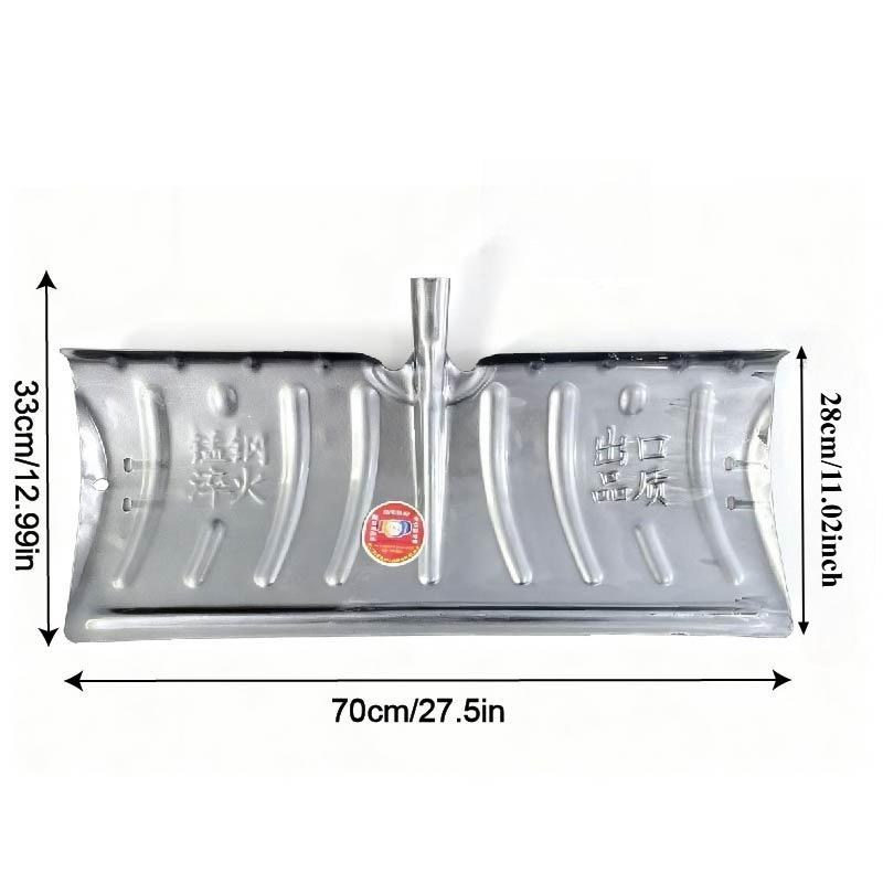 

The snow shovel with wheels is suitable for clearing snow after a snowfall. It is highly durable and unlikely to deform.