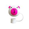 4Pcs Silicone Straw Cover Caps Capybara DustProof Drinking Straw Caps Plugs Reusable Straw Tip Lid for Tumblers Cup