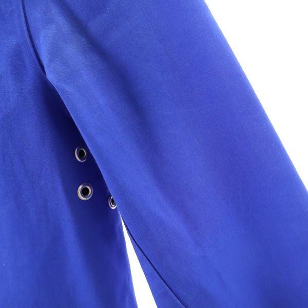Mackintosh Made In the UK Stainless Collar Coat 32 Blue Rubberized Women Used