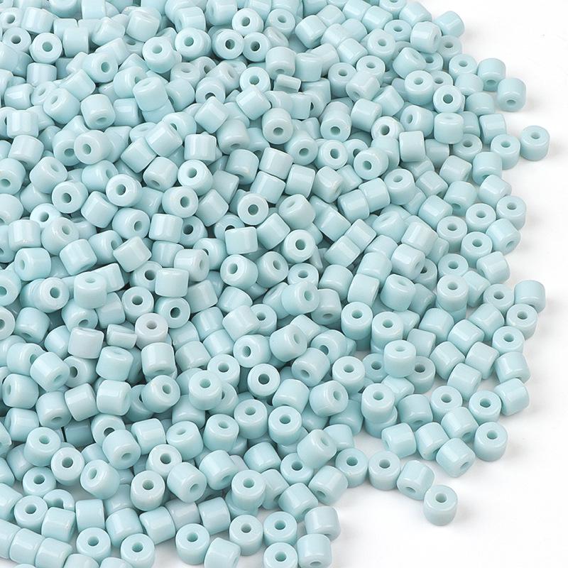 Bunte zylindrische Acrylperlen zur DIY-Schmuckherstellung