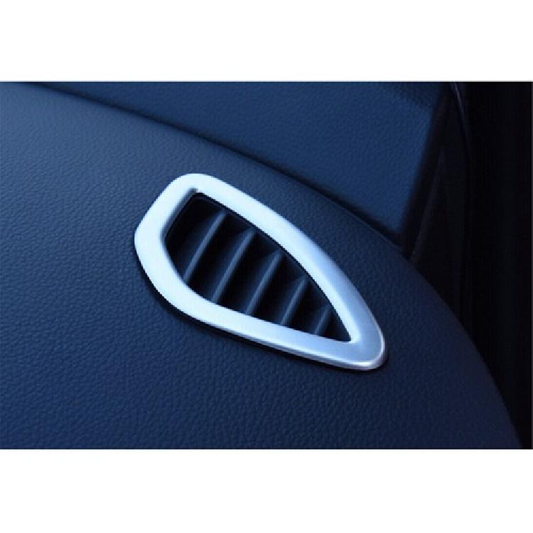 For Chevrolet Cruze 2016-19 Matte Silver Left And Right Air Outlet Vent Trim 2X