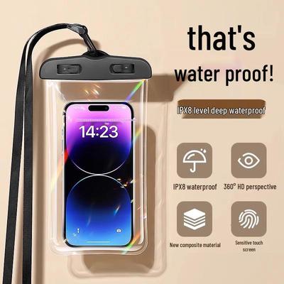 Waterproof Touchscreen Phone Bag for Photography, Swimming, Diving, and Rain Protection