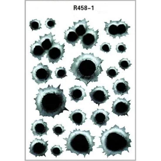 

Car Stickers Simulated 3D Bullet Hole DIY Car War Styling Accessories Motorcycle Scratch Car Stickers And Decals