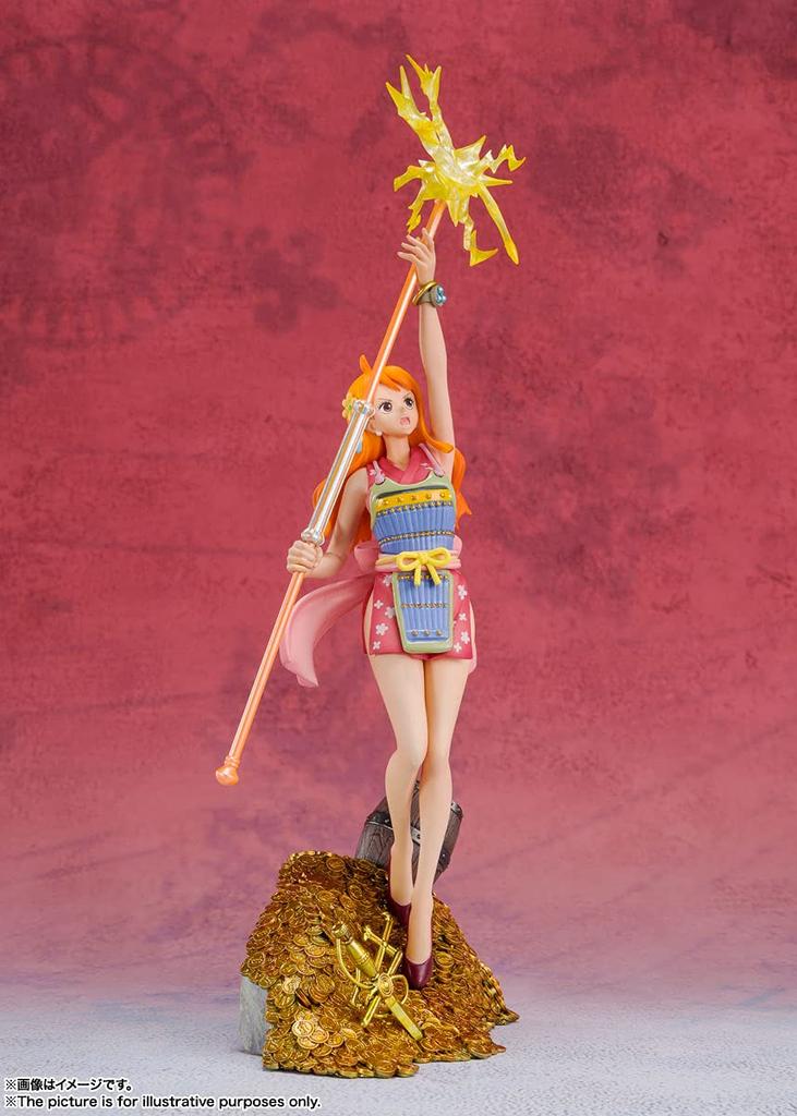 TAMASHII NATIONS Figuarts ZERO ONE PIECE Nami WT100 Commemorative Original Illustration by Eiichiro Hundred Views of the Great 280mm ABS PVC Complete
