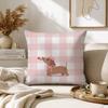cartoon cute dachshund Pillow Case for Sofa Living Room Home office Decor Protective Cover