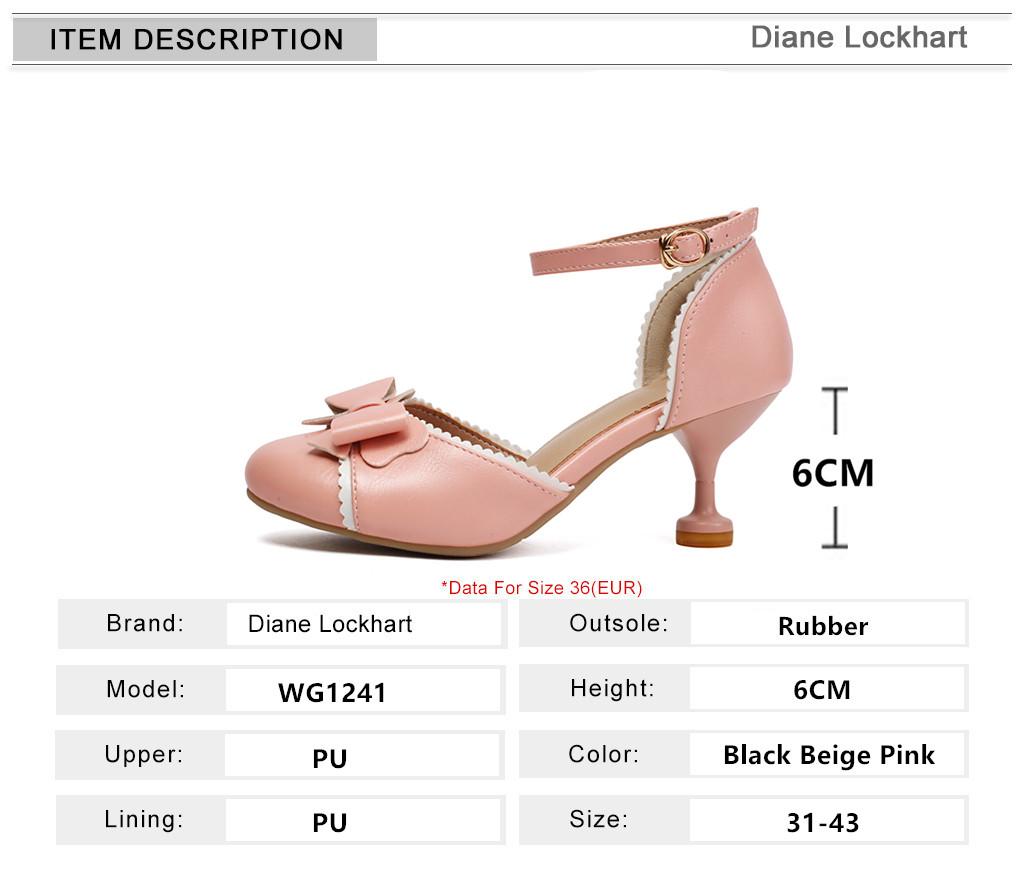 Fashion Spring Sweet Women Hght Heels Sandals Fashion Pink Beige Black Heels Wrap Toe Lolita Pumps For Girls Bow-tied Party Dress Shoes