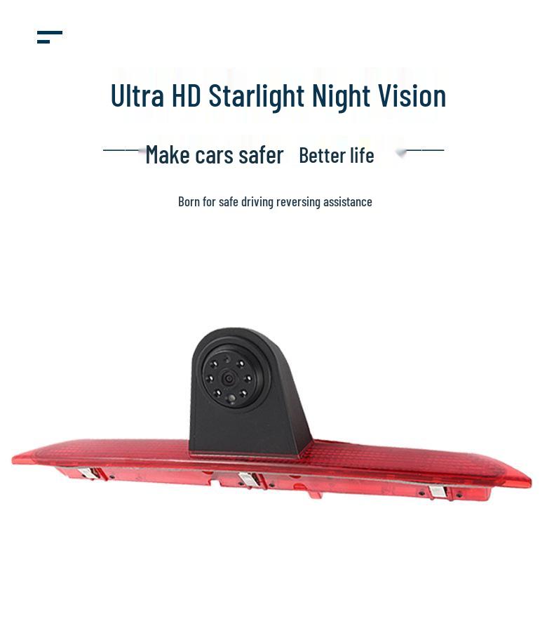 High-Mount Brake Light Camera for Ford Transit Rearview and Reversing