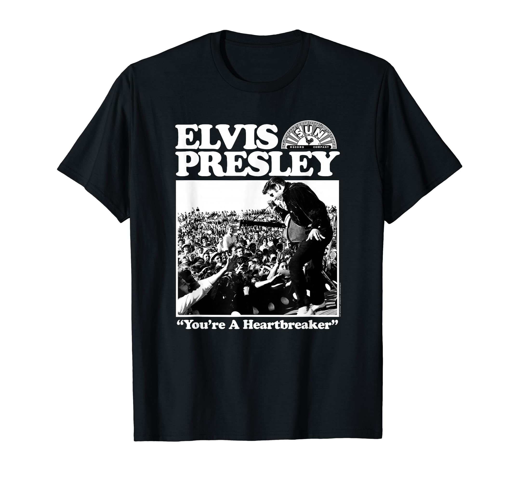 

Sun Records X Elvis Presley You re A Heartbreaker T-Shirt