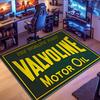 Valvoline Logo Rug, Non-slip Rug, Suitable for Living Room, Bedroom, Game Room, Computer Room and Home Décor.