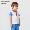 PawinPaw Baby Boys' Color-Block Polo T-Shirt