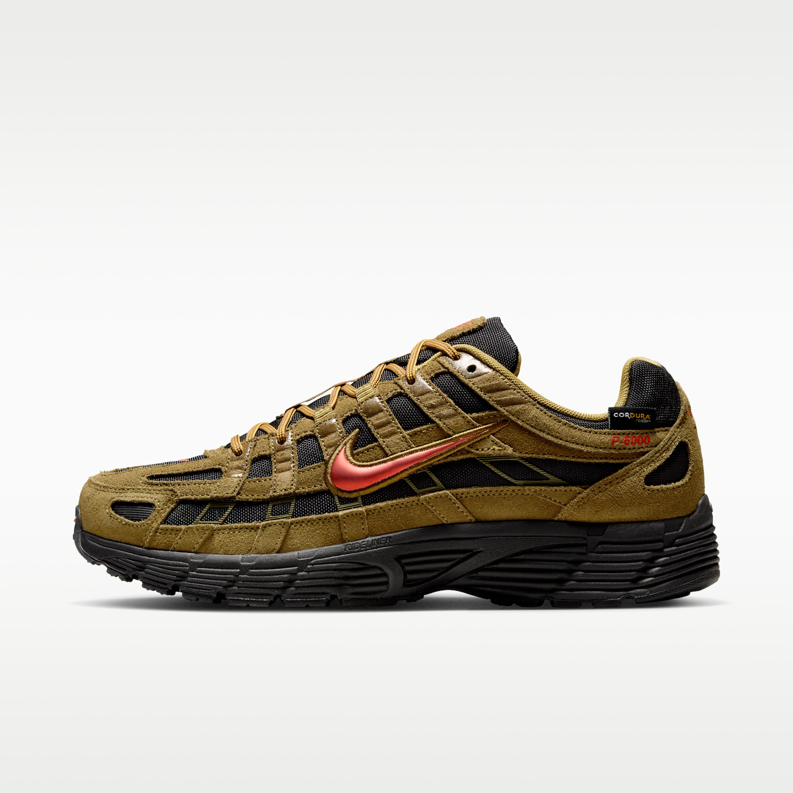 Nike P-6000 Premium Cordura Olive Flak Black Picante Red 41
