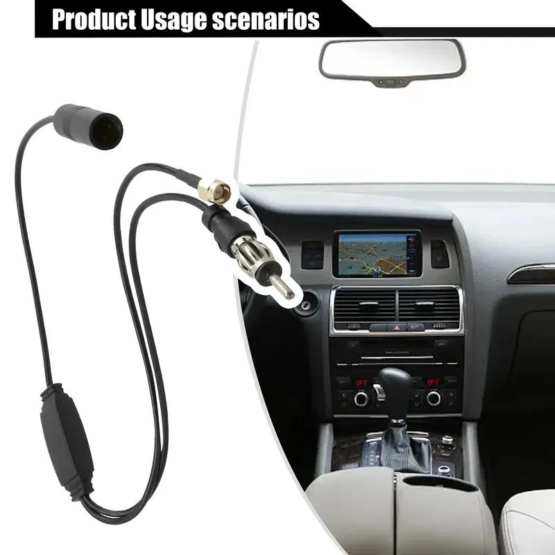 

DAB Radio Converter Splitter FM/AM DAB Car Radio Active Antenna Aerial Splitter Adapter Cable SMA Converter For Honda For BMW