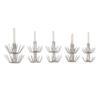 Fishing Tackle Double Layer Plastic Baits Octopus Squid Lure Hooks Glow In Dark Umbrella Hook