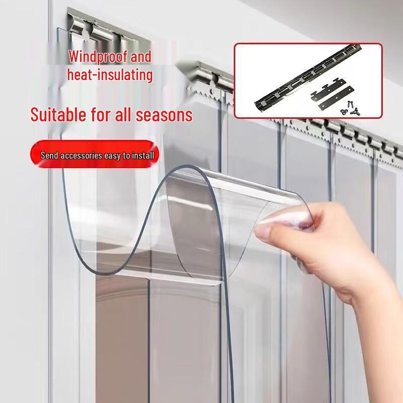 Shixun Transparenter PVC Winddichter Türvorhang