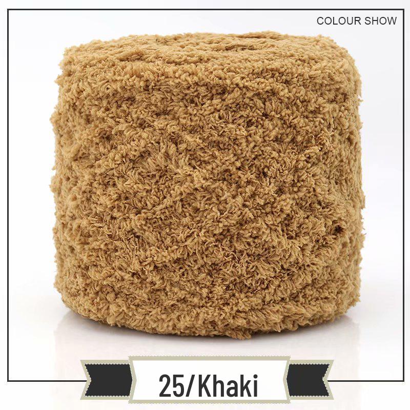 3-Strand Coral Fleece Towel Yarn - 2 Skeins for Hand-Knitted Children's Bag, Shoes, Hat, Scarf, Coat - Free Shipping