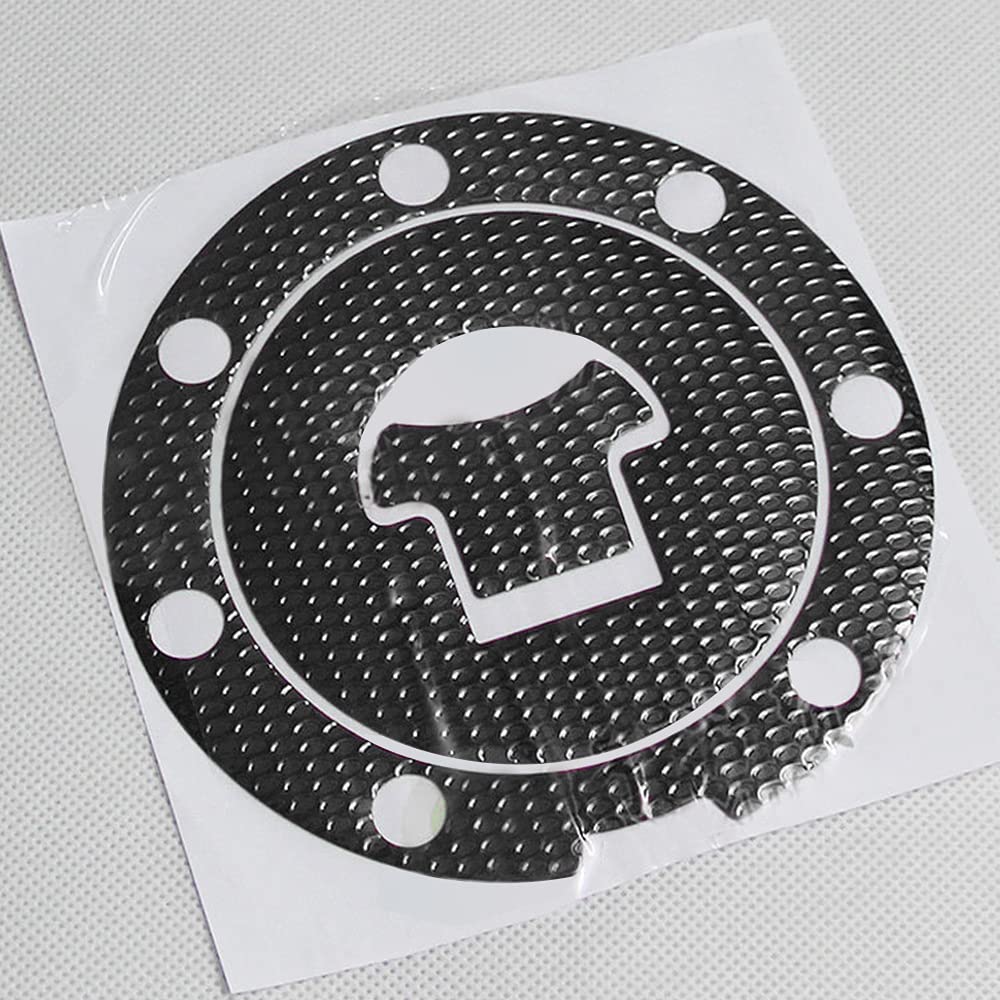 Bowarepro Motorcycle Tank Cap Pad Anti-Scratch Seal Honda Type Carbon Style Universal Honda CB400/600/1000/1300