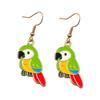 10pcs DIY Jewelry Accessories Cute Multi-colored Bird Parrot Pendant