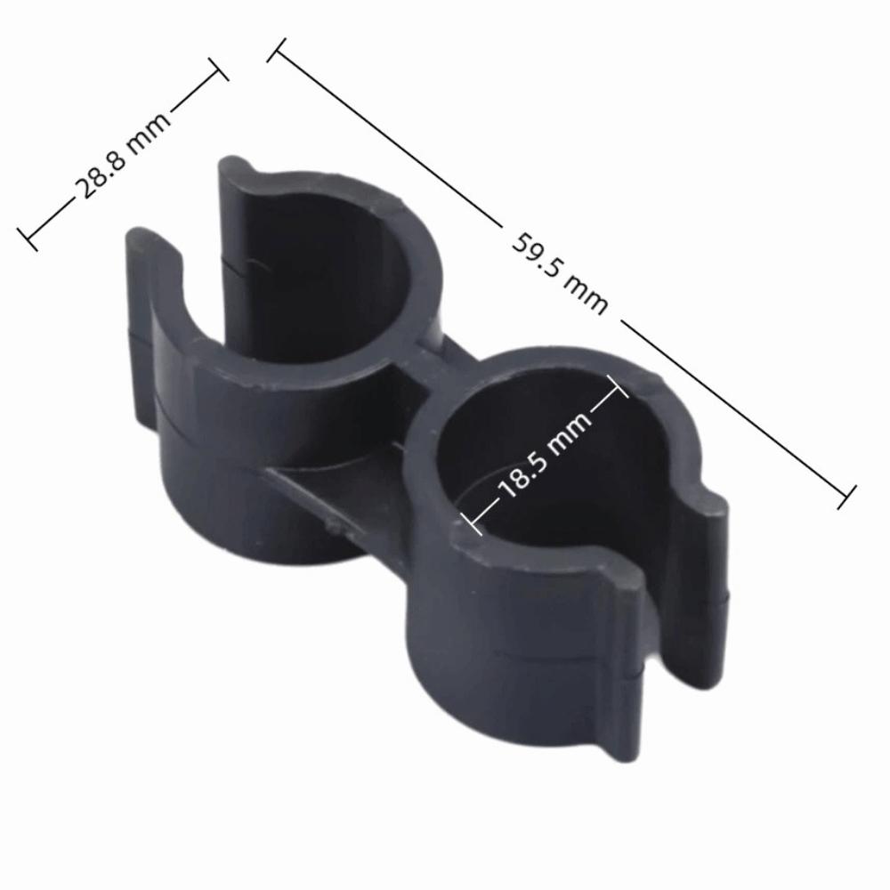 10Pcs 20/25/32mm Dual Pipe Clip Double-ended Tube Clips  Agricultural Irrigation