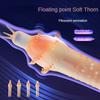 Reusable Condoms Ultrathin Penis Sleeve Delay Ejaculation Sleeve Impotence Erection Thorn Dot G Spot Cover for Sex Adult Men