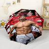Ronaldo's Legacy Soccer Automatic Umbrella Retractable Design with 8-Rib Durability Foldable Design for Outdoor Daily Use Elegant Umbrella