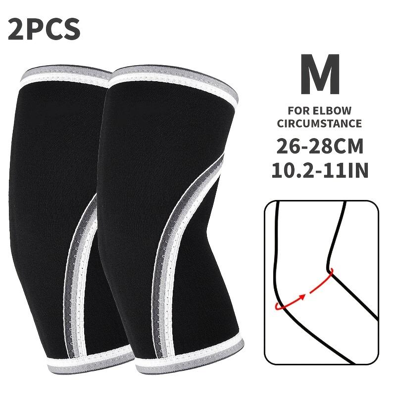 2pcs 5Mm Neoprene Elbow Support And Compression Elbow Sleeve - Unisex for Men And Women - Weightlifting