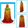 Pumpkin Halloween Costume Cosplay Props Bat Spider Web Cape  Performance Property