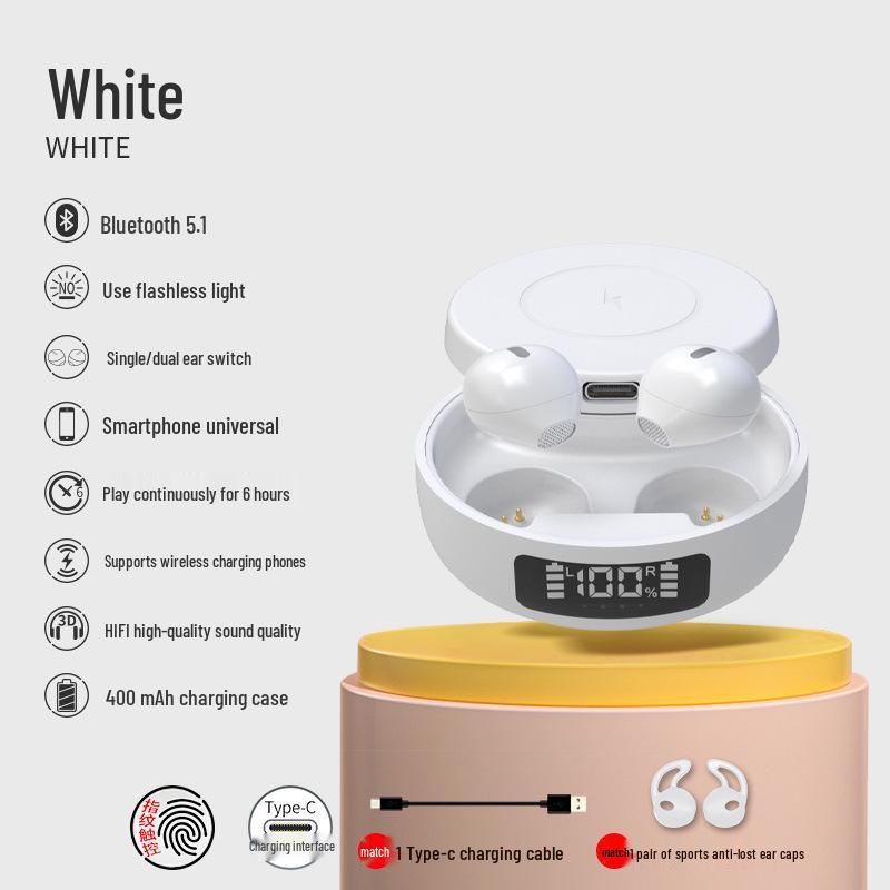 Cross-Border TWS Bluetooth Earphones with Large Battery, Wireless Charging, In-Ear, Private Mold, Mini, and Non-In-Ear Options