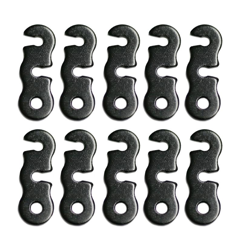 10 Pcs Tent Rope Buckles Aluminium Alloy Wind Cord Rope Tensioner Fastener Guyline Cord Adjuster Tent Tensione Durable