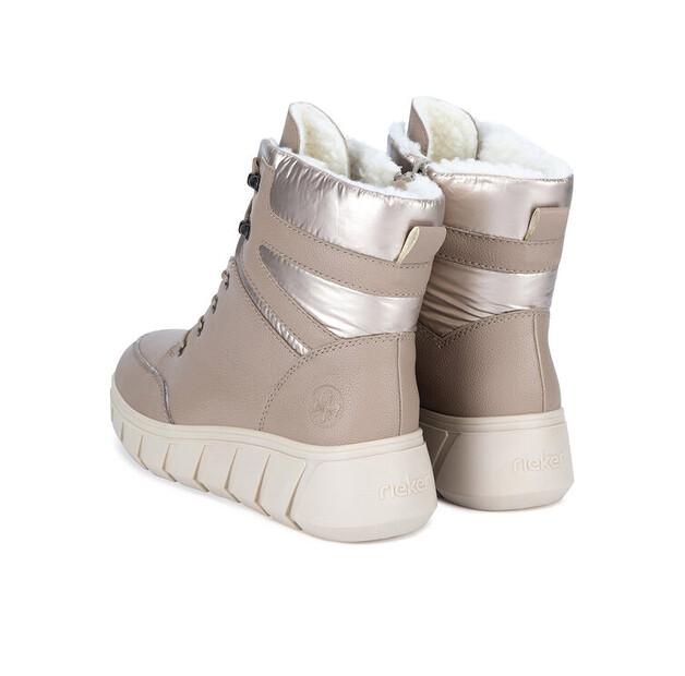 Rieker Y3504-20 Beige Ankle Boots