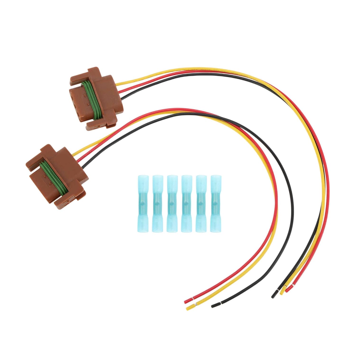 

2Pcs 55077120AF Headlight Wiring Harness Assembly for Ram 2500 2003-2009 Turn Signals Lamp Wire Harness W/Terminals