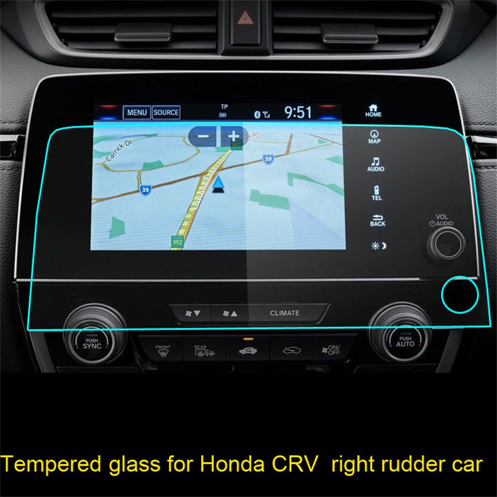 7" Navigation Screen Protector Film Tempered Glass For Honda CR-V 2018-2020 2021