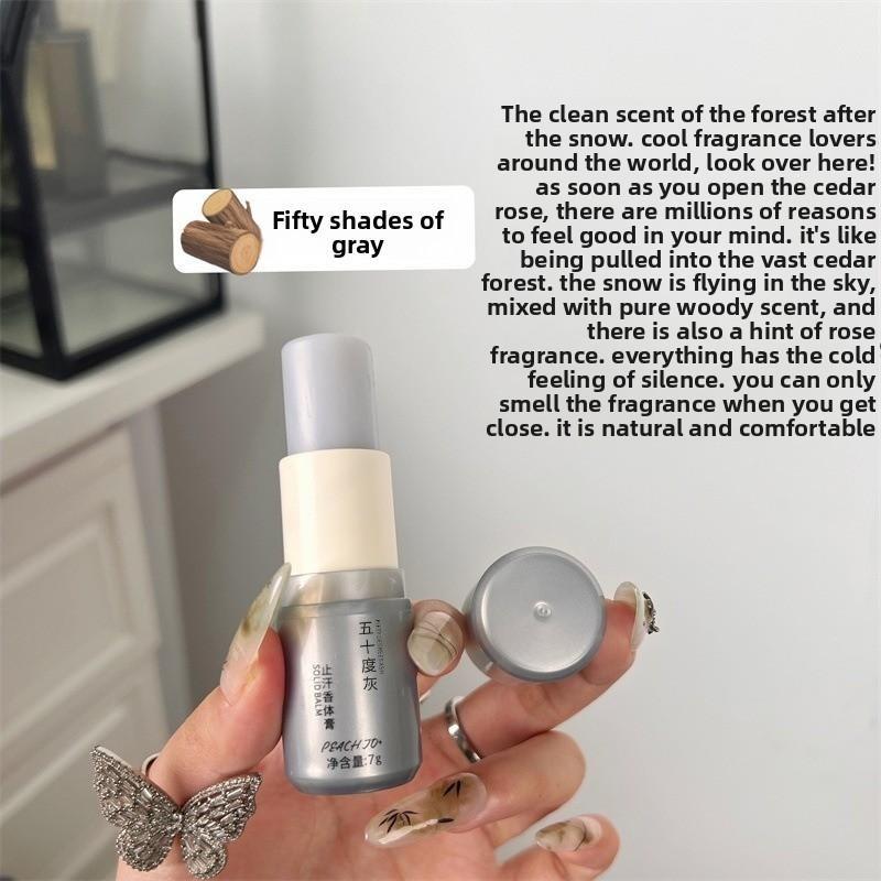 Kadınlar İçin Kompakt ve Taşınabilir Katı Parfüm Balmı, Ferah ve Kalıcı Kokularla