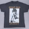 Vintage Pearl Jam Choices 1992 T-Shirt Men Large Black Reprint “9 Out Of 10 Kids”