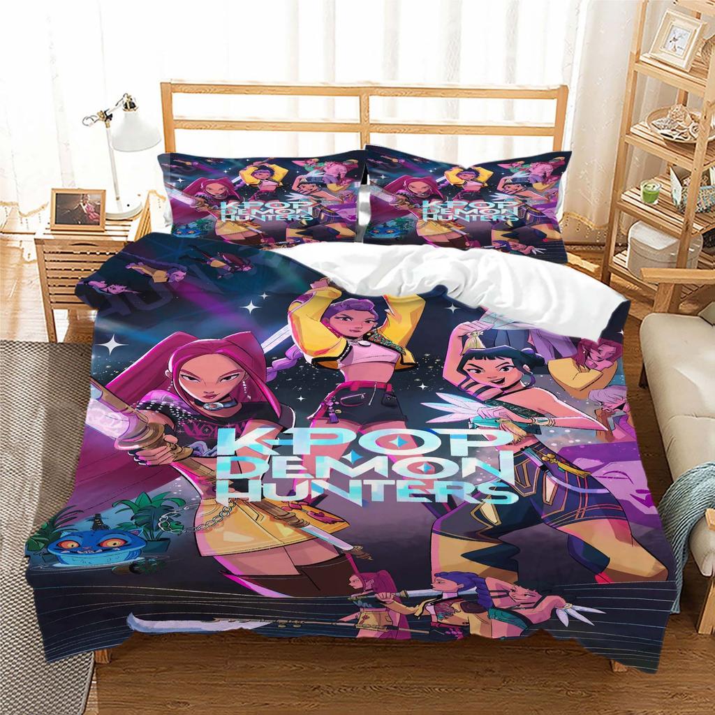 Witch Hunters 3D Digital Printing Three-Piece Set, Bedding