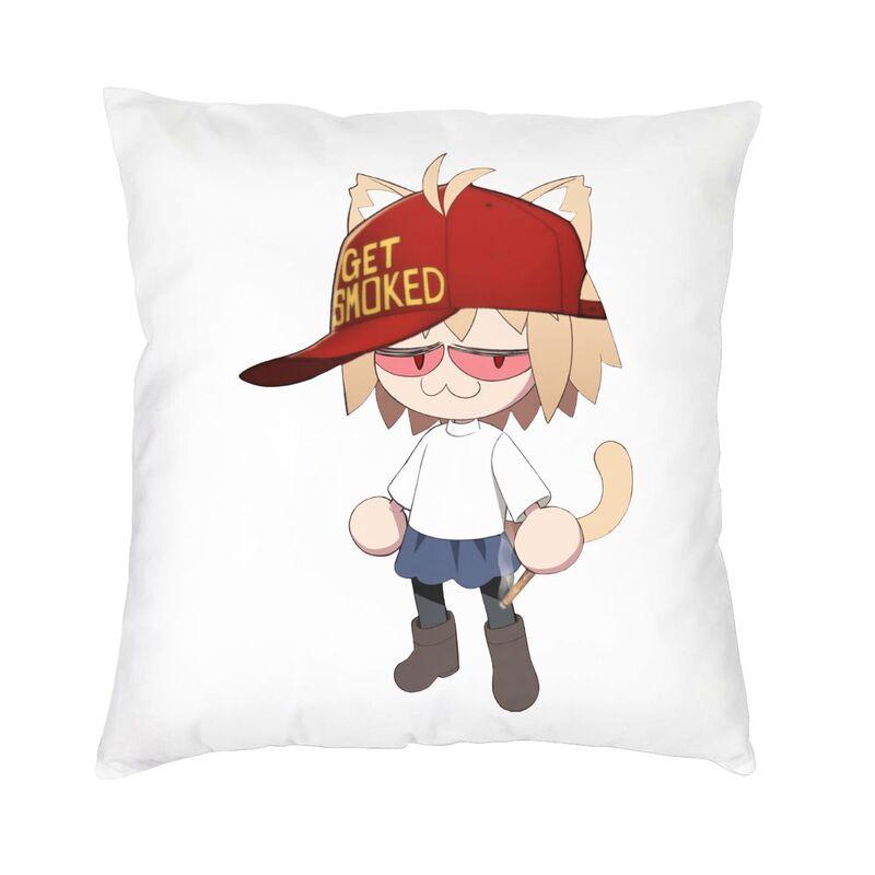 Neco Arc Merry Christmas Throw Pillow Case Home Decorative Square Cartoon Animated Tv Movie Cushion Cover 40x40 Pillowcover 30x30cm 12x12in