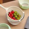 Rice Sieve Plastic Colander Kitchen Drain Basket With Long Handles Rice Bowl Strainer Strainer Basket Sink Drain Kitchen Tools
