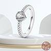 925 Silver Stackable Infinite Heart Daisy Flower Ring for Women Original Silver 925 Rings Brand Jewelry Gift