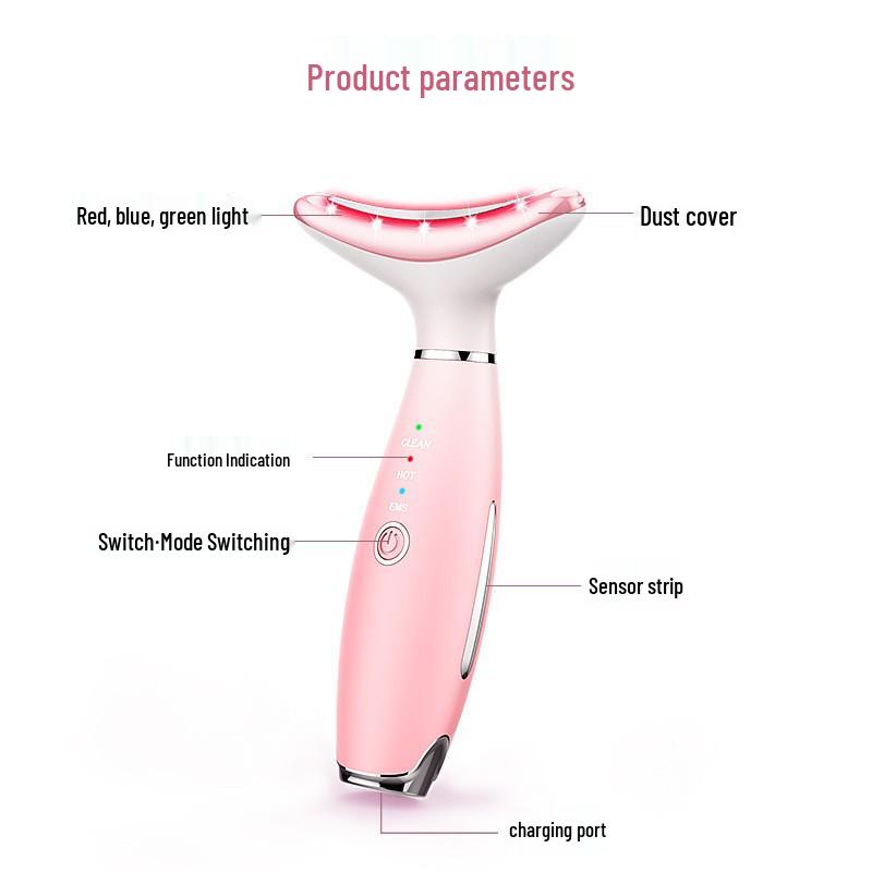 Neck Care Microcurrent Massager: Smooth Wrinkles & Lift Skin