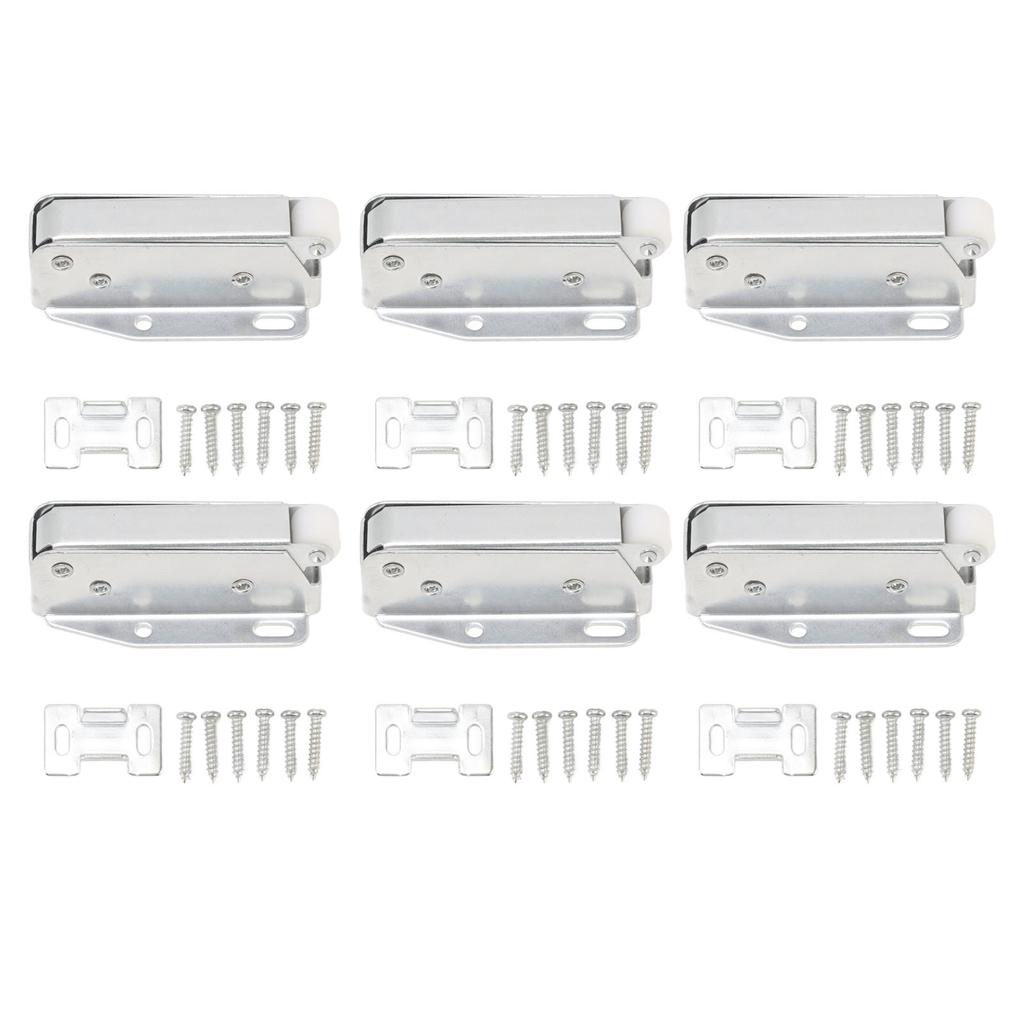 6Pcs Spring Latch Mini Door Push Release Latch Light Weight Push To Open Door Latch for Cabinet