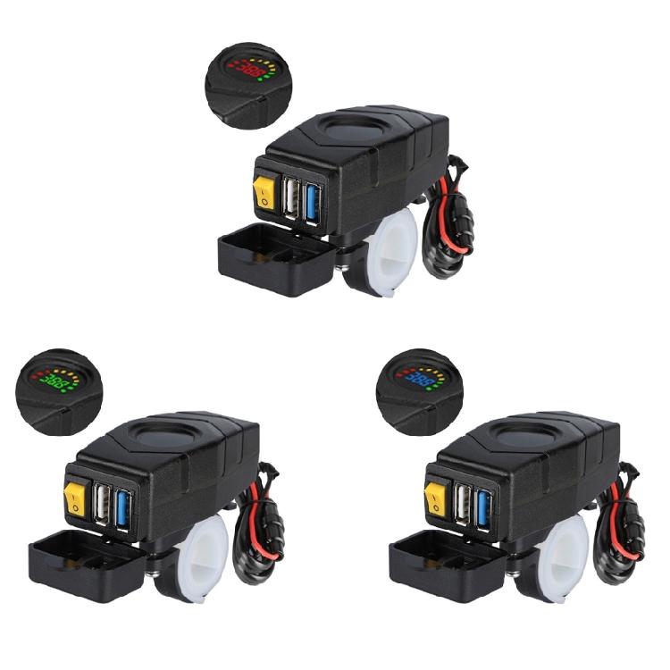 E-bike Charger QC3.0 Bicycle USB Charger for Mobile Phones DC24V 36V 48V 60V