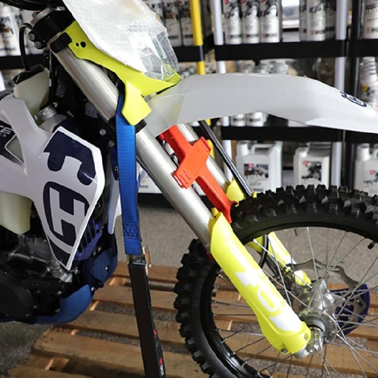 Secure Locking Design Fork Protector Suspension Support Stabilizer For Safe Transit Of Motocross And Dirt Bike Stability