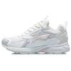 Li Ning Cushioning Slip Resistant Abrasion Resistant Low Top Running Shoes Women's Mist White ARLR018-5