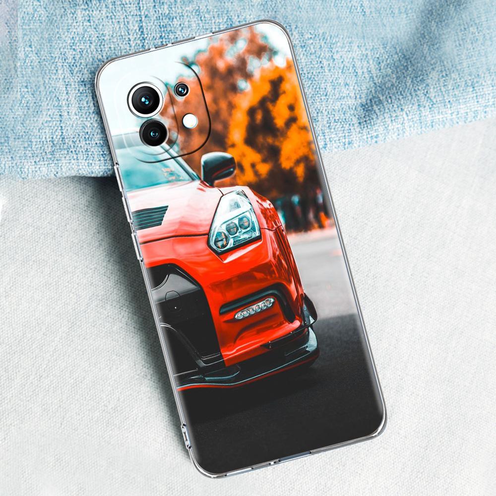 Blue Red JDM Sport Car For Poco X5 X3 NFC F5 F4 F3 M3 Phone Case For Xiaomi 12T 12 13 Lite 11 Ultra Mi 10T 5G 11X Pro 11T Cover