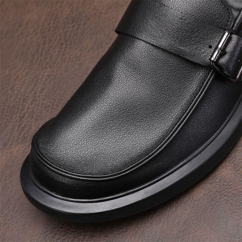 High-end Genuine Leather for Men High Quality Soft Moccasins Mens Dress Shoes Fashion Brand Men Loafers Breathable Driving Shoes