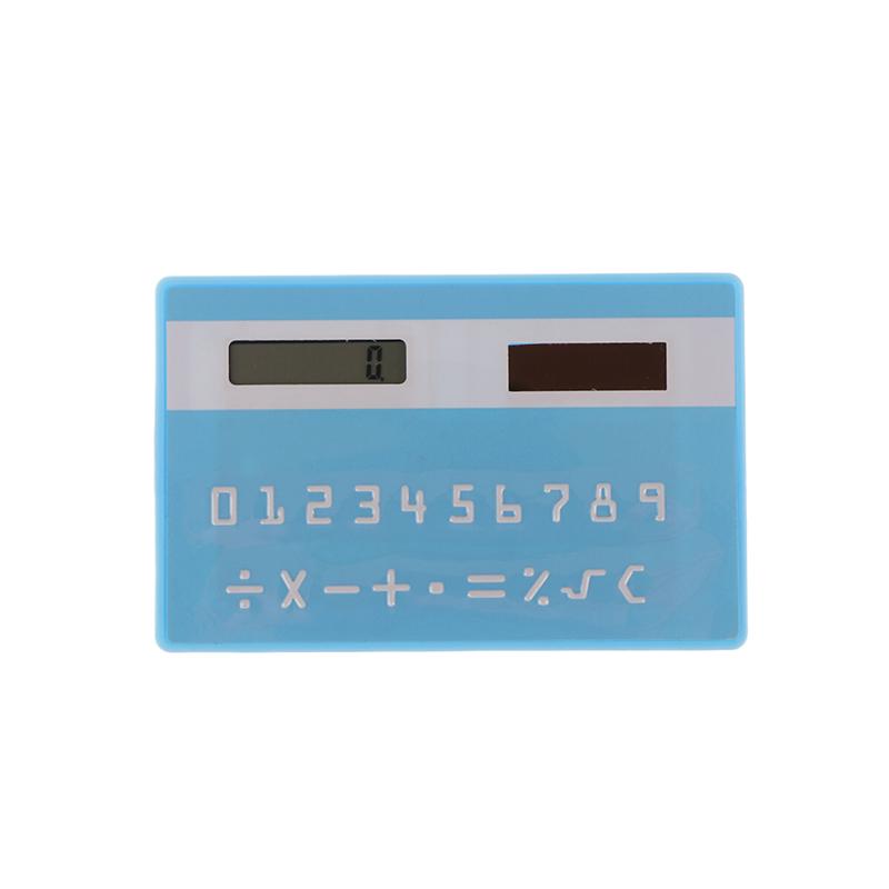 Solar 8 Digit Calculator Student Mini Calculator Portable Slim Calculator Stationery Math Toys School Electronics Calculator