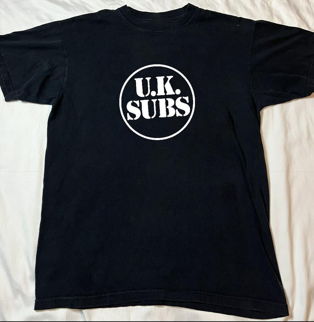 U.K Subs band Logo Black Cotton Shirt Full size S-5XL Unisex CL191