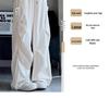 Women's XS Off-White Quick-Dry High-Waisted Wide-Leg Cargo Pants - Petite, Summer 8-Point Style